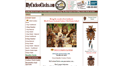 Desktop Screenshot of mycuckooclocks.com